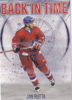 25-26 Český hokej - Jan RUTTA č. BT-7 Back In Time red x/25