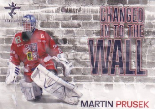 25-26 Český hokej - Martin PRUSEK č. CHW-15 Changed in to the Wall Red x/25