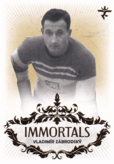 25-26 Český hokej - Vladimír ZÁBRODSKÝ č. 24 Immortals Gold x/23