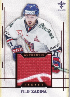 25-26 Český hokej - Filip ZADINA č. AJ-29 Authentic Jersey Red 4/9