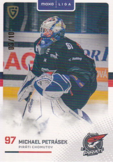 25-26 GOAL Cards - Michael PETRÁSEK č. CHOM-16 Parallel x/10