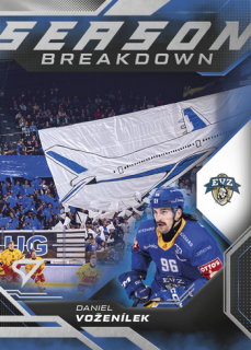 25-26 NLA - Daniel VOŽENÍLEK no. SB-18 Season Breakdown