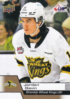25-26 UD CHL - Jordan GAVIN č. 36 Gold