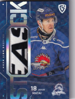 25-26 GOAL Cards - Jakub MATAI č. ST-68 Stick 2/3