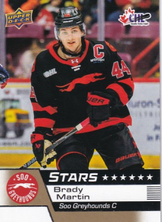 25-26 UD CHL - Brady MARTIN č. 328 Stars Gold