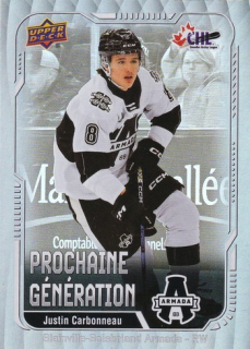 25-26 UD CHL - Justin CARBONNEAU č. PG-21 Prochaine Génération