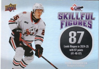 25-26 UD CHL - Ryan ROOBROECK č. SF-16 Skillful Figures
