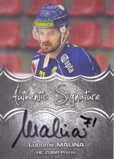 18-19 Premium Cards - Lubomír MALINA č. AS55