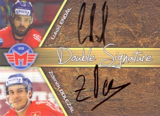 18-19 Premium Cards - Lukáš ENDÁL / Zdeněk DOLEŽAL č. DS02
