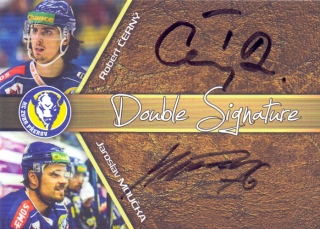 18-19 Premium Cards - Robert ČERNÝ / Jaroslav MOUČKA č. DS07
