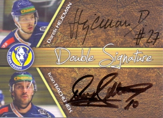 18-19 Premium Cards - Darek HEJCMAN / Ivan RACHŮNEK č. DS09