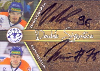 18-19 Premium Cards - Daniel VOŽENÍLEK / Martin HAVELKA č. DS11