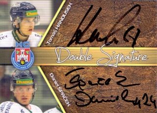18-19 Premium Cards - Tomáš HANOUSEK / Daniel ŠPAČEK č. DS19
