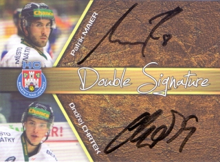 18-19 Premium Cards - Patrik MAIER / Ondřej CHRTEK č. DS21