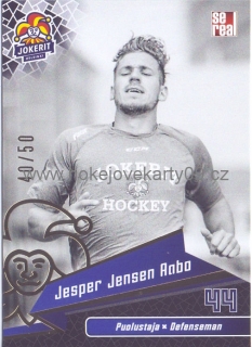 18-19 Jokerit - Jesper Jensen AABO č. JOK-B&W-007 GOLD
