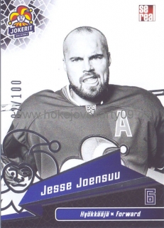 18-19 Jokerit - Jesse JOENSUU č. JOK-B&W-010 SILVER