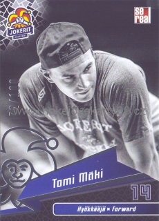 18-19 Jokerit - Tomi MÄKI č. JOK-B&W-013 SILVER