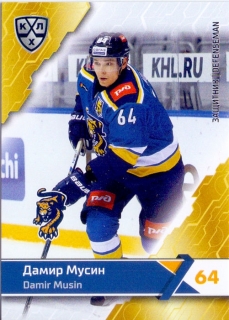 18-19 KHL - Damir MUSIN č. SCH-004