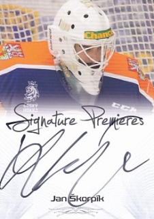 19-20 Premim Cards - Jan ŠKORPÍK č. SP18