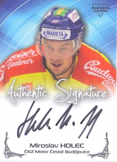 19-20 Premium Cards - Miroslav HOLEC č. AU04