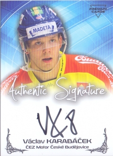 19-20 Premium Cards - Václav KARABÁČEK č. AU07