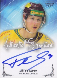19-20 Premium Cards - Jiří FRONK č. AU16