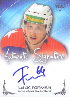 19-20 Premium Cards - Lukáš FORMAN č. AU23