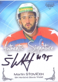 19-20 Premium Cards - Martin ŠŤOVÍČEK č. AU25