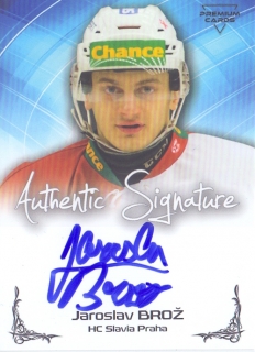 19-20 Premium Cards - Jaroslav BROŽ č. AU30