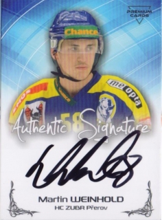 19-20 Premium Cards - Martin WEINHOLD č. AU35