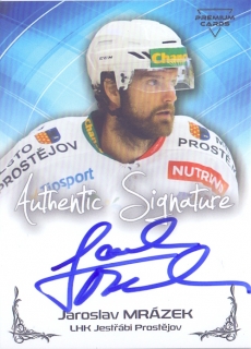 19-20 Premium Cards - Jaroslav MRÁZEK č. AU40