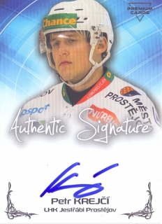 19-20 Premium Cards - Petr KREJČÍ č. AU41