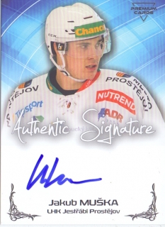 19-20 Premium Cards - Jakub MUŠKA č. AU42