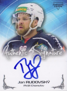 19-20 Premium Cards - Jan RUDOVSKÝ č. AU78