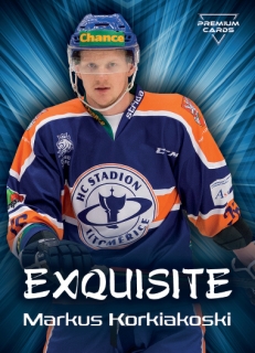 19-20 Premium Cards - Markus KORKIAKOSKI č. EX34