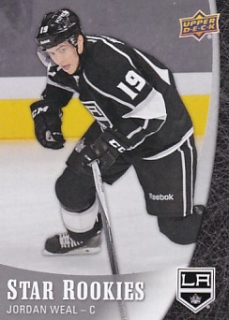 15-16 UD NHL Star Rookies - Jordan WEAL č. 24