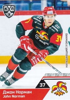 19-20 KHL - John NORMAN č. JOK-018