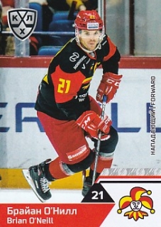 19-20 KHL - Brian O'NEILL č. JOK-020