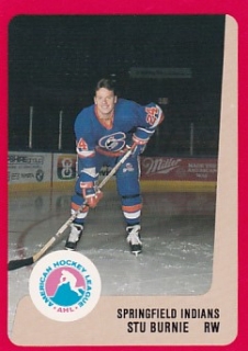88-89 ProCards AHL/IHL - Stu BURNIE