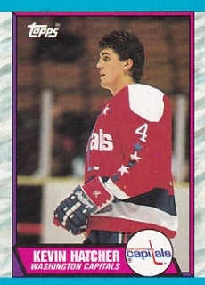 89-90 Topps - Kevin HATCHER č. 146