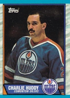 89-90 Topps - Charlie HUDDY č. 158