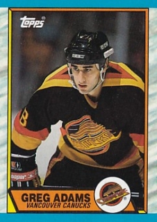 89-90 Topps - Greg ADAMS č. 178
