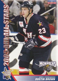 04-05 Choice AHL All-Star - Dustin BROWN č. 8