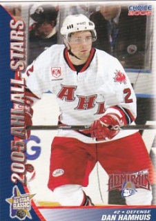 04-05 Choice AHL All-Star - Dan HAMHUIS č. 16