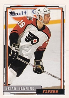 92-93 Topps - Brian BENNING č. 250