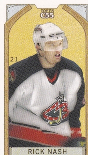 03-04 Topps C55 Mini - Rick NASH č. 21 O'Canada Red