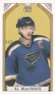 03-04 Topps C55 Mini - Al MacINNIS č. 122 O'Canada