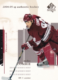04-05 SP Authentic - Mike COMRIE č. 69