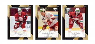 20-21 Premium Cards - HC Slavia Praha set (25 karet) + podpisová karta Jan Novák