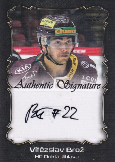 20-21 Premium Cards - Vítězslav BROŽ č. AS002